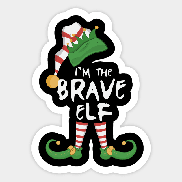 I'm The Brave Elf Sticker by novaya